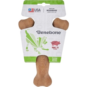 Benebone Wishbone Durable Dog Chew Toy for Aggressive Chewers