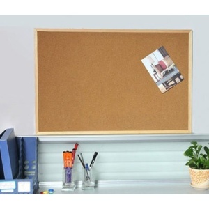 NNRTS Wall Mounted Cork Board Wood Hanging Message Board 20X30cm
