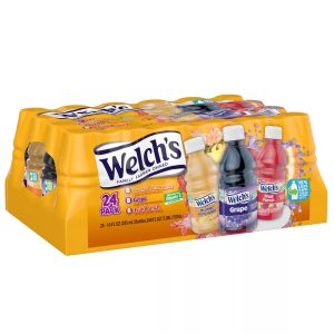 Welch's Variety Pack - Orange Pineapple, Grape and Fruit Punch - 1 Pack (10oz / 24pk Each)