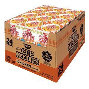 Nissin Chicken Cup Noodles, 2.25 Oz Each (Pack Of 24)